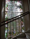 Stained glass Stair window